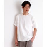 オフホワイト(003) | リンクスジャカード半袖Tシャツ | THE SHOP TK