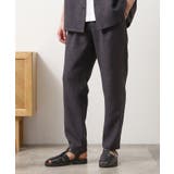 チャコールグレー(014) | リネンライクイージーパンツ【セットアップ可】 | THE SHOP TK