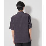 リネンライク半袖シャツ セットアップ可 | THE SHOP TK | 詳細画像3 