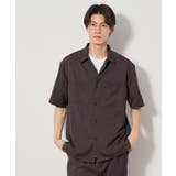 チャコールグレー(014) | ドライポリ半袖シャツ セットアップ可/吸水速乾/軽量 | THE SHOP TK