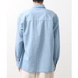 リネンブレンドデニムシャツ | THE SHOP TK | 詳細画像11 