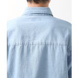 リネンブレンドデニムシャツ | THE SHOP TK | 詳細画像13 