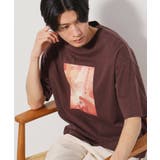 ブラウン(043) | 【Begin6月号掲載】オーガニックコットンプリント半袖Tシャツ | THE SHOP TK