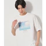 オフホワイト(103) | 【Begin6月号掲載】オーガニックコットンプリント半袖Tシャツ | THE SHOP TK