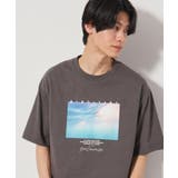 チャコールグレー(114) | 【Begin6月号掲載】オーガニックコットンプリント半袖Tシャツ | THE SHOP TK