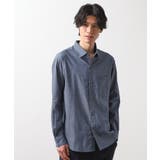 ブルー(093) | 綿麻ポリCOOLMAX(R)長袖シャツ | THE SHOP TK