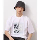 ホワイト(001) | コード刺繍フォト半袖Tシャツ | THE SHOP TK