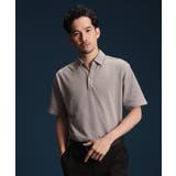 ブラウン(043) | シャンブレーカノコスキッパーポロシャツ | THE SHOP TK