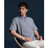 ブルー(093) | シャンブレーカノコスキッパーポロシャツ | THE SHOP TK