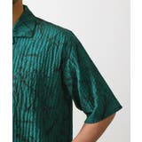 総柄サッカー半袖シャツ マシンウォッシャブル | THE SHOP TK | 詳細画像13 