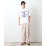 スウェード半袖ロゴTシャツ 洗濯機OK | THE SHOP TK | 詳細画像3