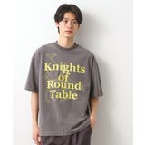 チャコールグレー(013) | スウェード半袖ロゴTシャツ 洗濯機OK | THE SHOP TK