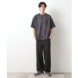 スウェードプリント半袖Tシャツ 【オーバーサイズ/洗濯機OK】 | THE SHOP TK | 詳細画像3 