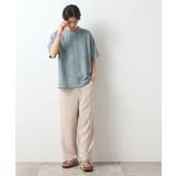 スウェードプリント半袖Tシャツ 【オーバーサイズ/洗濯機OK】 | THE SHOP TK | 詳細画像7 