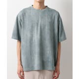 スウェードプリント半袖Tシャツ 【オーバーサイズ/洗濯機OK】 | THE SHOP TK | 詳細画像9 