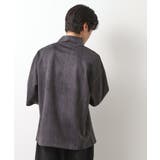 スウェードプリントハーフジッププルオーバー 【オーバーサイズ/洗濯機OK】 | THE SHOP TK | 詳細画像2