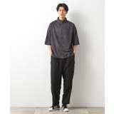 スウェードプリントハーフジッププルオーバー 【オーバーサイズ/洗濯機OK】 | THE SHOP TK | 詳細画像3