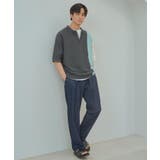 パネルニットポロシャツ | THE SHOP TK | 詳細画像8 