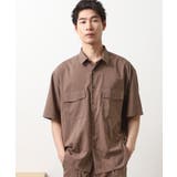 クールファイバーダブルフラップ半袖シャツ 接触冷感 吸水速乾 | THE SHOP TK | 詳細画像4