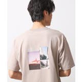 ベージュ(052) | 【旅するTシャツ】フォトプリント マシンウォッシャブル/サスティナブル | THE SHOP TK