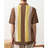 【日本テレビ系 ダメマネ！出演 鈴木仁さん着用】マルチストライプニットポロシャツ | THE SHOP TK | 詳細画像23 