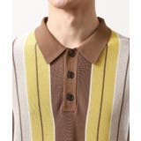 【日本テレビ系 ダメマネ！出演 鈴木仁さん着用】マルチストライプニットポロシャツ | THE SHOP TK | 詳細画像24 