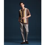 【日本テレビ系 ダメマネ！出演 鈴木仁さん着用】マルチストライプニットポロシャツ | THE SHOP TK | 詳細画像4 