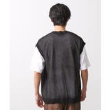 メッシュニットアンサンブルベスト 【半袖Tシャツセットアイテム/洗濯機OK】 | THE SHOP TK | 詳細画像2