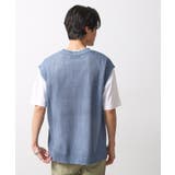 メッシュニットアンサンブルベスト 【半袖Tシャツセットアイテム/洗濯機OK】 | THE SHOP TK | 詳細画像17