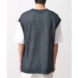 メッシュニットアンサンブルベスト 【半袖Tシャツセットアイテム/洗濯機OK】 | THE SHOP TK | 詳細画像25