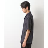 ダイヤ柄プリント半袖シャツ【洗濯機OK/オーバーサイズ】 | THE SHOP TK | 詳細画像1 