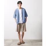 梨地アンサンブルカーディガン 五分袖カーディガン＋半袖Tシャツセット マシンウォ… | THE SHOP TK | 詳細画像11 