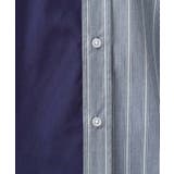 ブロードパネルストライプ半袖シャツ 洗濯機OK／サスティナブル素材 | THE SHOP TK | 詳細画像8 