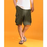 カーキ(029) | mizugiwa水陸両用カーゴショートパンツ 【接触冷感 UVカット | THE SHOP TK