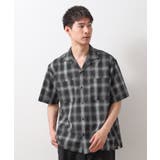 オンブレチェック半袖シャツ 洗濯機OK | THE SHOP TK | 詳細画像1 