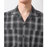 オンブレチェック半袖シャツ 洗濯機OK | THE SHOP TK | 詳細画像12 