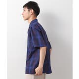 オンブレチェック半袖シャツ 洗濯機OK | THE SHOP TK | 詳細画像5 