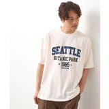グレージュ(050) | カレッジロゴ半袖Tシャツ /親子リンク/洗濯機OK | THE SHOP TK