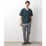 ツイルキーネック半袖Tシャツ 【接触冷感/洗濯機OK】 | THE SHOP TK | 詳細画像15 