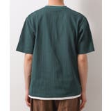 ランダムワッフル半袖Tシャツ 【洗濯機ＯＫ】 | THE SHOP TK | 詳細画像19 