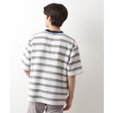 変形ボーダー半袖Tシャツ【洗濯機OK】 | THE SHOP TK | 詳細画像6
