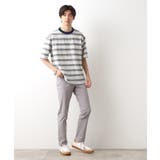 変形ボーダー半袖Tシャツ【洗濯機OK】 | THE SHOP TK | 詳細画像7