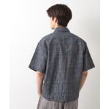 シアサッカーチェックシャツ 【洗濯機OK】 | THE SHOP TK | 詳細画像6