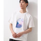 オフホワイト(003) | アートグラフィック半袖Tシャツ | THE SHOP TK