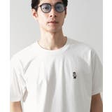 オフホワイト(003) | ワンポイントベアーロゴ半袖Tシャツ【洗濯機OK】 | THE SHOP TK