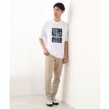コード刺繍フォトプリント半袖Tシャツ 【洗濯機OK】 | THE SHOP TK | 詳細画像11