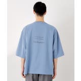 配色刺繍6分袖Tシャツ 【ビッグシルエット／洗濯機OK】 | THE SHOP TK | 詳細画像13 