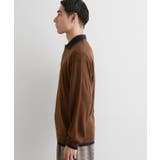 【手洗い可】2枚襟ニット長袖ポロシャツ | THE SHOP TK | 詳細画像14 
