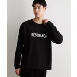 ブラック(019) | 【洗濯機OK】フロッキーロゴ 長袖Tシャツ | THE SHOP TK