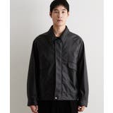 合成皮革 ビッグシルエットブルゾン | THE SHOP TK | 詳細画像5